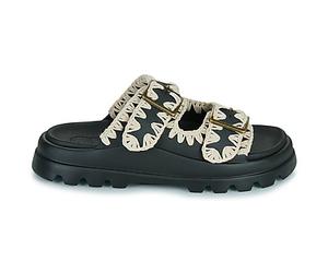 Sandales plates femmes Mou EVA ONE-PIECE SLIDE TWO-BUCKLE Noir 40