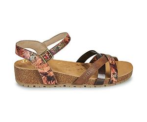 Sandales plates femmes Mustang 26M0662002-BROWN-MULTI Marron 40