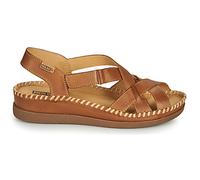 Pikolinos Sandales à semelles compensées en Cuir CADAQUES pour Femme Color BRANDY