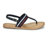 Sandales plates femmes Tommy Hilfiger CORPORATE WEBBING FLAT SANDAL Marine 36