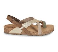 Sandales plates femmes YOKONO JERBA Marron 37