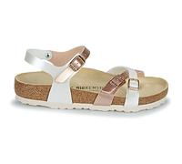 Sandales plates filles BIRKENSTOCK Kumba Kids BF Elec. Met. Pearl/Copper Blanc 39