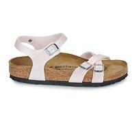 Sandales plates filles BIRKENSTOCK Kumba Kids Saffiano Iridescent LightRose Rose 36