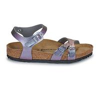 Sandales plates filles BIRKENSTOCK Kumba Kids Saffiano Iridescent Viola Violet 36