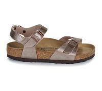 BIRKENSTOCK Sandales enfant Rio AS Kids BF Graceful Taupe in Doré 36