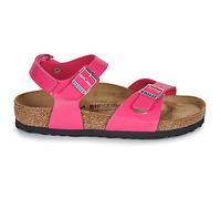 Sandales plates filles BIRKENSTOCK Rio AS Kids BF Patent Fuchsia Tulip Rose 37