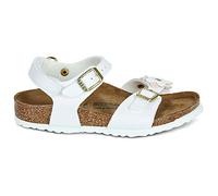 Sandales plates filles BIRKENSTOCK Rio AS Kids Blanc 30