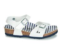 Sandales plates filles BIRKENSTOCK RIO Blanc 25