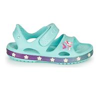 Sandales plates filles Crocs FUNLAB UNICORN SANDAL Bleu 34 / 35