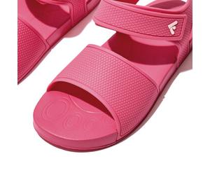 Sandales plates filles FitFlop IQUSHION KIDS JUNIOR ERGONOMIC BACK- STRAP SANDA LS Rose 33