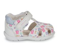 Sandales plates filles Geox B SANDAL ZAPITO GIRL Blanc 19
