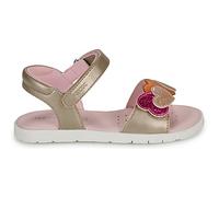 Sandales plates filles Geox J SANDAL JOYFOOT GIR Doré 30