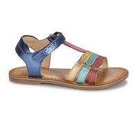 Sandales plates filles Kickers DIAMANTO Bleu 26