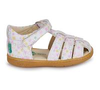 Sandales plates filles Kickers KICK FLO Blanc 22