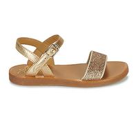 Sandales plates filles Pom d'Api PLAGETTE BUCKLE TAO Doré 25