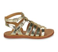 Sandales plates filles Pom d'Api PLAGETTE GLADIATOR Doré 32