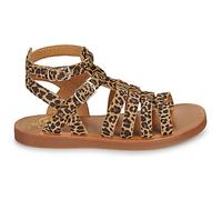 Sandales plates filles Pom d'Api PLAGETTE GLADIATOR Multicolore 36