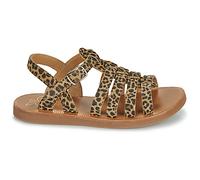 Sandales plates filles Pom d'Api PLAGETTE STRAP Marron 24