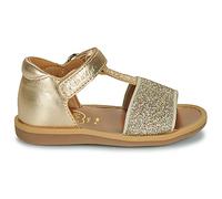 Sandales plates filles Pom d'Api POPPY TAO EASY Doré 20