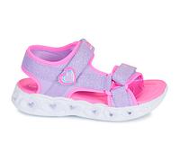 Sandales plates filles Skechers HEART LIGHTS SANDALS Violet 36