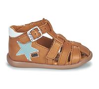 Sandales plates garcons GBB GARDOU Marron 21