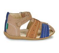 Sandales plates garcons Kickers BIGBAZAR-2 Beige 19
