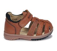 Sandales plates garcons Kickers PLATIBACK Marron 19