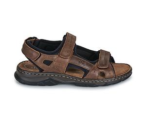 Sandales plates hommes TBS JOHALIN Marron 42