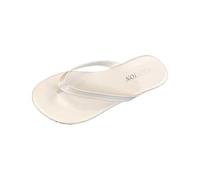 Sandales Plates Mode Femmes décontractées été Tongs Basses Quotidiennes Confortables pour Temps Chauds (White, 38)