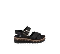 Rieker Femme Sandales V7951, Dame Sandales Fines,Chaussure d'été,Sandale d'été,Confortable,Plate,Noir (Schwarz / 00),40 EU / 6.5 UK