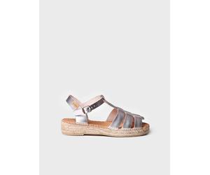 Sandales plates spartiates pour femme en cuir | EMMA 37