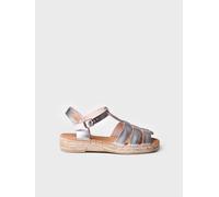 Sandales plates spartiates pour femme en cuir | EMMA 40