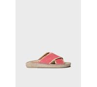 Sandales plates type BIO pour femme en croûte de cuir | BALI-SD 39