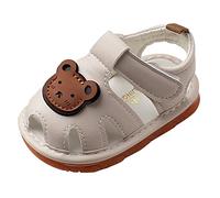 Sandales pour bébé fille - Chaussures de plage - Chaussures d'extérieur décontractées - Semelle en caoutchouc - Première marche - Princesse - Chaussons 27 garçon, beige, 20 EU