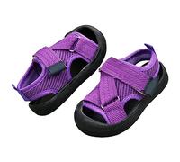 Sandales pour bébés garçons et filles nouveau-né printemps et automne chaussures de sport mignonnes design filet respirant non marche sandales bébé chaussons bébé vache, violet, 22 EU