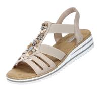 Rieker Sandales V0649 pour femme, beige, 37 EU