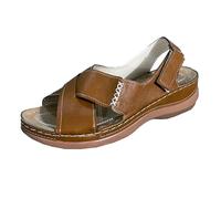 Sandales pour femme avec talon compensé - Confortables - Réglables - Chaussures de loisirs - Plage - Sandales de trekking légères - Pour femme - Chaussures d'extérieur, marron, 37 EU