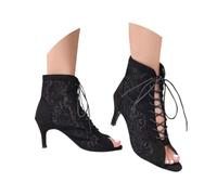 Sandales pour femme avec talon, escarpins, sandales de danse, talons hauts, bout ouvert, en satin, slingback avec sangle de cheville, sandales d'été élégantes, pour fête, bal de fin d'année, sandales