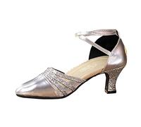 Sandales pour Femmes 2025 Toe à Orteils de Bal Tango Latin Dance Practice Performance Party Dancing Chaussures