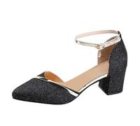 Sandales pour femmes à talons hauts fermées à l'avant avec plateforme et talons hauts élégants à brides - Sandales à brides - Pantoufles à talons - Escarpins à brides - Escarpins à brides avec bride