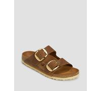 Sandales Pour Femmes Birkenstock Arizona Big Buckle Fl Narrow 1011073-cognac