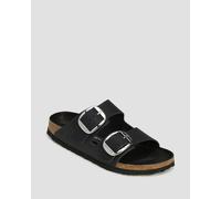 Sandales Pour Femmes Birkenstock Arizona Big Buckle Fl Narrow 1011075-black