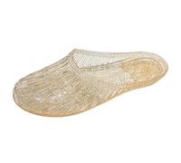 Sandales pour Femmes Chic et Elegant Pantoufles Creuses à Talons Bas Pantoufle en Gelée Femme Confort à Semi-Ouvertes Chaussures Antidérapantes Sandale Transparent pour Jardin et Plage