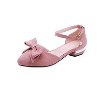 Sandales pour Femmes Dames Talons Hauts Chaussures Femme Femme Pompe des Chaussures célibataires nouées Papillon avec bucklespink, 6