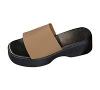 Sandales Pour Femmes Été Sans Lat Appartements Été Ouvert Bas Confortable Plage Chaussures Décontractées Sandales De Marche Femme L'avant Avec Semelle Intérieure Et Hauts De Bain À Bride Arrière