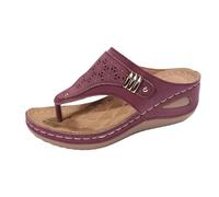 Sandales Pour Femmes Été Sans Lat Appartements Été Ouvert Bas Confortable Plage Chaussures Décontractées Sandale Femme Sandales Confortable Premiumpour Femmes À Enfiler Avecde La Voûte Plantaire