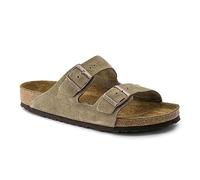 Sandales pour Femmes Hommes - Pantoufles d'été - Diapositives réglables à Double Boucle - Sandales Plates EVA Pantoufles à Sangle de Support de voûte Ouverte à Bout Ouvert (Couleur : Gris-Vert,