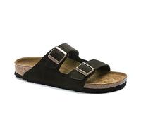 Sandales pour Femmes Hommes - Pantoufles d'été - Diapositives réglables à Double Boucle - Sandales Plates EVA Pantoufles à Sangle de Support de voûte Ouverte à Bout Ouvert (Couleur : Gris-Vert,