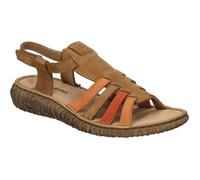 Sandales pour Femmes - JOSEF SEIBEL - Ronja 07 - Cuir - Scratch - Marron 39