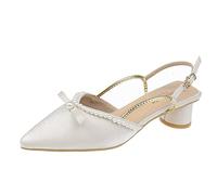 Sandales pour Femmes Sandales à Bout fermé Sandales Chaussures à Talons Bas avec Sangle Femmes adaptées à la Bouche Peu Profonde Beige All-Match Moyen à Talons Basses à Talons Basses, 5,5 UK